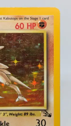 Pokemon TCG Kabutops Holo Rare Card 9/62 Fossil Unlimited Holo - Image 3
