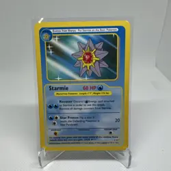 Funskool Starmie Pokemon TCG Stage 1 Pokemon Card 60 HP 2000 C01 - Image 1
