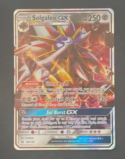 Pokemon Card Solgaleo GX 89/149 Sun & Moon Base Set - Near Mint - Image 1