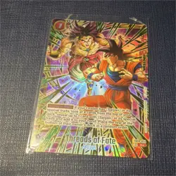 Dragon Ball Super Card Game Threads of Fate R Foil FB08-024 Son Goku Broly - Image 1
