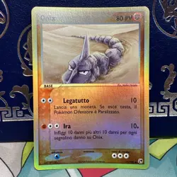 ITALIAN Pokemon Card Onix Ex Sandstorm Reverse Holo Common 71/100 Near Mint - Image 1