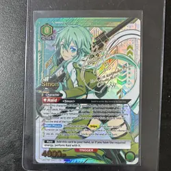 Sword Art Online Sinon-SR** Foil Character UE07BT/SAO-1-091 English Card - Image 1