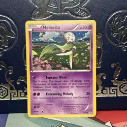 Meloetta Holo Promo XY193 Magearna Mythical Collection Pokemon Card SWIRL NM - Image 1