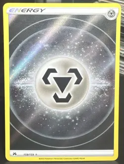 Pokemon Pokemon TCG Card Game Metal Energy Full Art 159/159 CRZ Crown Zenith NM - Image 1