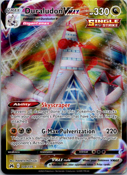 Duraludon VMAX - 104/159 - Pokemon Crown Zenith Sword Shield Ultra Rare Card NM - Image 1