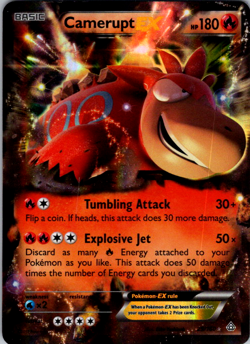 Camerupt EX - 29/160 - Pokemon Primal Clash XY Ultra Rare Card VLP - Image 1