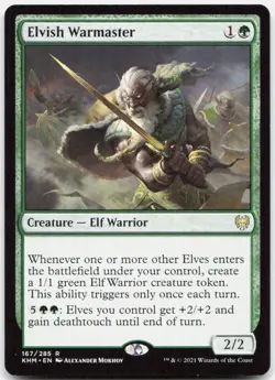 Elvish Warmaster *Regular* KHM 167 NM - Image 1