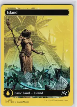 Island () (First-Place Foil) L Aetherdrift 513 NM - Image 1