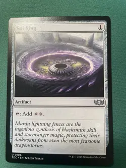 2025 Sol Ring 106 - NM - Tarkir: Dragonstorm Commander - MTG - Image 1