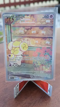 Pokemon TCG Fidough 213/198 Sv01: S&V Base Set Illustration Rare Holo NM - Image 2