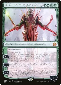 Nissa, Ascended Animist - Foil Phyrexian Showcase ONE NM MTG - Image 1