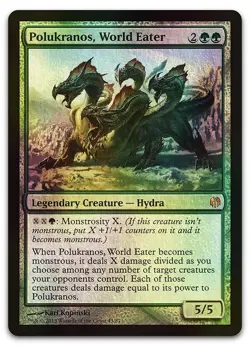 Polukranos, World Eater #43 (Foil) (LP) Heroes vs Monsters DDL Magic MTG - Image 1