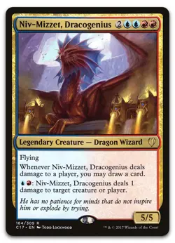 Niv-Mizzet, Dracogenius #184 (LP) Commander 2017 C17 Magic MTG - Image 1