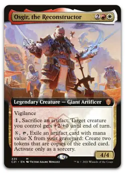 Osgir, the Reconstructor (Extended Art) #335 (NM) Commander 2021 C21 Magic MTG - Image 1
