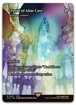 Crystal of Altar Cave - Chromatic Lantern (Showcase) #61 (Foil) NM Final Fantasy - Image 1