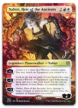 Nahiri, Heir of the Ancients (Borderless) #282 (Foil) NM Zendikar Rising - Image 1