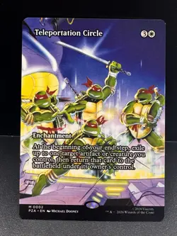 Teleportation Circle (Borderless) - NM - Teenage Mutant Ninja Turtles MTG PZA #2 - Image 1
