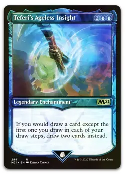 Teferi's Ageless Insight (Showcase) #294 (Foil) (NM) Core Set 2021 M21 Magic MTG - Image 1