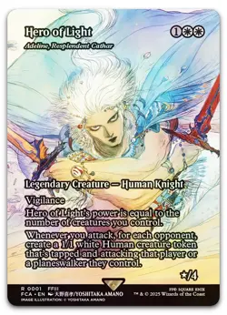 Hero of Light - Adeline, Resplendent Cathar (Showcase) (Foil) NM Final Fantasy - Image 1
