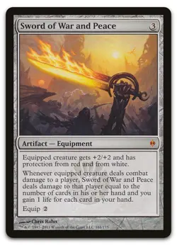 Sword of War and Peace #161 (LP) New Phyrexia NPH Magic MTG - Image 1