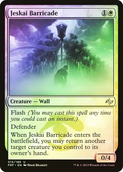 MTG FOIL Jeskai Barricade - Fate Reforged - Image 1
