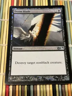 Doom Blade - Foil, Magic 2014, MtG Free Shipping - Image 1