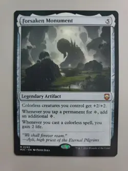 MTG Forsaken Monument Commander: Modern Horizons 3 Regular Mythic - Image 1