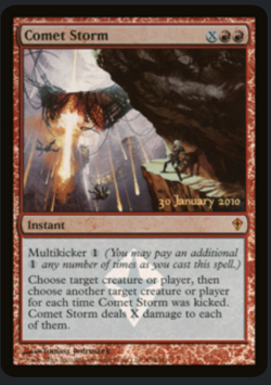 1x FOIL Comet Storm (Prerelease)! LP/SP Free Shipping! - Image 1