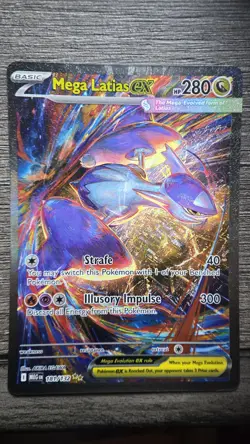 Pokemon TCG Mega Latias ex 181/132 Mega Evolution Special Illustration Rare NM+ - Image 1