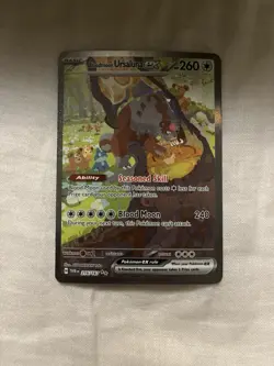 Pokemon Bloodmoon Ursaluna ex 216/167 Sv06 Twilight Masquerade SIR Holo 260 HP - Image 1