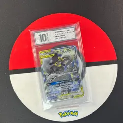 Pokemon Card Lucario & Melmetal GX SM9B 059/054 SR Grade10 - Image 1