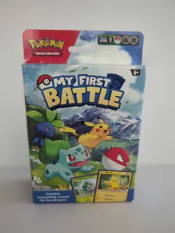 Pokemon My First Battle Two Mini Starter Decks Pikachu & Bulbasaur Sealed 820650852534 - Image 1
