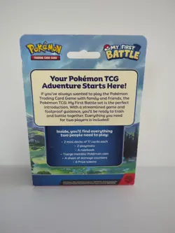 Pokemon My First Battle Two Mini Starter Decks Pikachu & Bulbasaur Sealed 820650852534 - Image 5