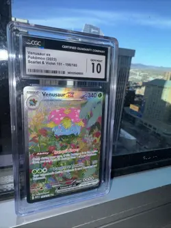 Pokemon Venusaur ex 198/165 Scarlet & Violet 151 SIR CGC 10 GEM MINT - Image 3