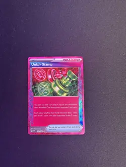 Unfair Stamp Ace Spec - English Pokemon - Twilight Masquerade 165/167 - Image 1