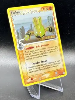 Elekid Delta Species 48/101 Stamped Pokemon EX Dragon Frontiers Reverse Holo MP - Image 1