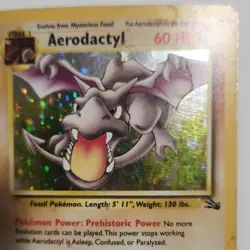 Aerodactyl 1/62 Fossil Holo Rare 60 HP (English) Pokemon TCG Unlimited - Image 2