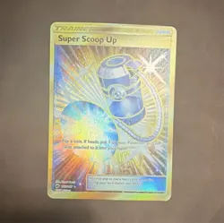 Pokemon TCG Super Scoop Up Secret Rare Full Art Holo 166/147 Burning Shadows - Image 1