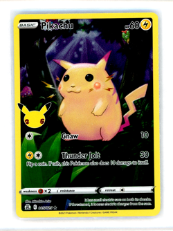 Pikachu 005/025 Pokemon 25th Anniversary Celebrations Holo NM - Image 1