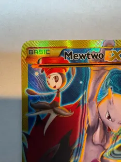 2015 POKEMON XY BREAKTHROUGH SECRET #163 FULL ART/MEWTWO EX - Image 2