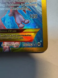 2015 POKEMON XY BREAKTHROUGH SECRET #163 FULL ART/MEWTWO EX - Image 5