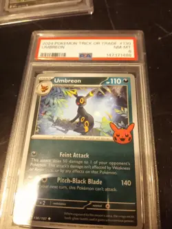 Umbreon 130/197 Trick or Trade 2024 Graded Pokemon Slab Psa 8 - Image 1