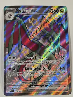 Noivern EX Shiny Ultra Rare Holo 220/091 Pokemon Paldean Fates NM - Image 1