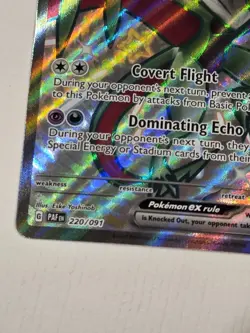 Noivern EX Shiny Ultra Rare Holo 220/091 Pokemon Paldean Fates NM - Image 3