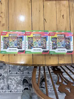 Pokemon TCG First Partner Illustration Collection Series 1 3 Box Lot - Image 1