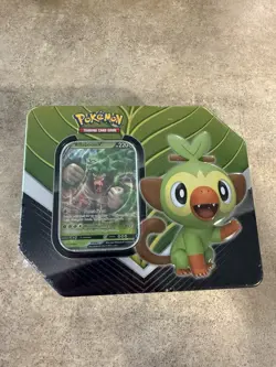 Factory‑Sealed Pokemon TCG 2020 Galar Partners Tin - Featuring Rillaboom V - Image 1
