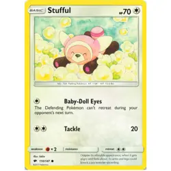 Stufful | 110 | Pokemon, Burning Shadows, Sun & Moon, Common - Image 1