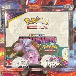 Pokemon Sun & Moon Unified Minds Booster Box English 2019 Mewtwo Mew Deoxys - Image 1