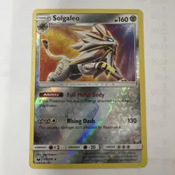 Solgaleo 99/168 Reverse Holo Rare Pokemon 2018 Celestial Storm LP - Image 1