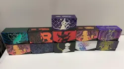 Lot of 11 Empty Pokemon TCG Elite Trainer Boxes ETB Paldean Fates Obsidian Flame - Image 2